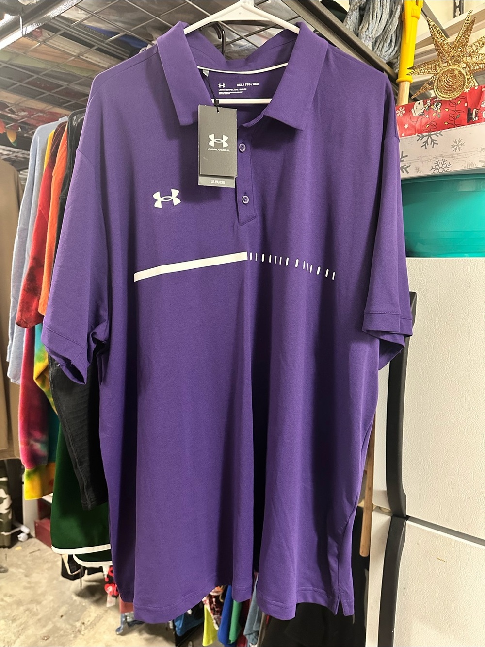 Under Armour UA Vanish Polo Shirt Purple